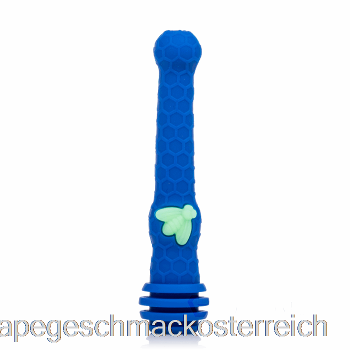 Stratus Honey Dipper Silikon-Dab-Strohhalm Navy / UV-Biene (blau / UV-grüne Biene) Vape-Geschmack